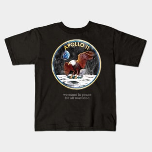 Apollo 11 - We Came In Peace Kids T-Shirt